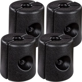 Set de 4 greutăți INSTENT pentru corturi de grădină - negru