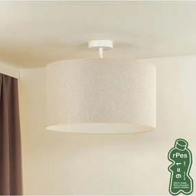 Lustră aplicată ROLLER ECO Duolla RECYCLING 1xE27/15W/230V d. 45 cm crem