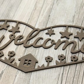DUBLEZ | Decorațiune ieftină pentru perete - Welcome