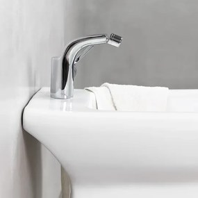 Baterie bideu cu ventil inclus Cersanit Luvio, crom lucios