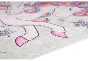 Covor pentru copii 80x150 cm Flying Unicorn – Vitaus