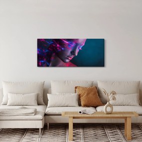 Tablou strălucitor a femeii (120x50 cm)