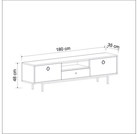 Mobilier living Natty (antracit). 1088777
