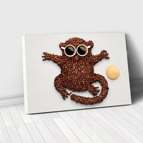 Tablou Canvas - Coffee Monkey 60 x 95 cm