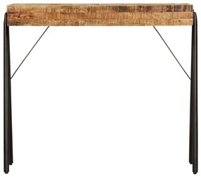 246339 vidaXL Masă consolă, 80 x 40 x 75 cm, lemn masiv de mango