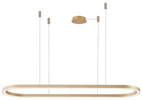 Lustră LED dimabilă pe cablu ELENA LED/60W/230V 150 cm auriu Azzardo AZ5058