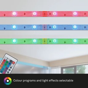Bandă LED RGB dimabilă 6,6m LED/6W/USB Brilo + telecomandă