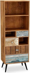 Biblioteca MEZO REG1, multicolor, PAL laminat, 60x29x180 cm