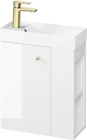 Dulap suspendat pentru lavoar Alb Cersanit Larga 50 cm