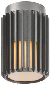 Mini Plafoniera exterior design nordic IP54 Aludra seaside antracit