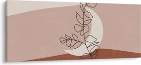 Tablou - Boho frunze N⁰2 (120x50 cm)