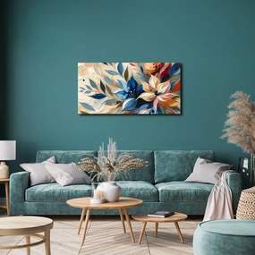 Tablou compoziție florală abstractă