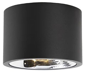 Spot de tavan modern negru AR111 cu LED - Expert