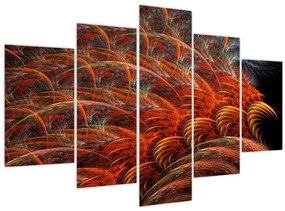 Tablou - Pene de imitație abstractă (150x105 cm)