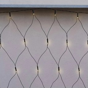 Instalație LED de Crăciun de exterior 160xLED/2x1,5m IP44 alb cald