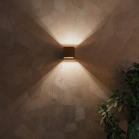 Set de 4 lămpi de perete inteligente bronz închis 8 cm inclusiv Wifi G9 - Transfer