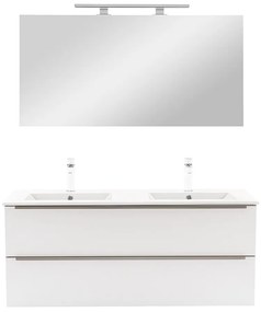 Mobilier complet de baie Vario Trim 120 alb-alb