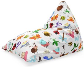 Sac de șezut Triangl insecte, colorat