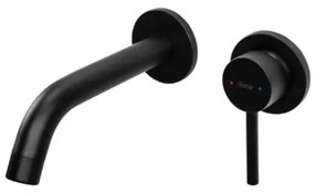 REA-B5332 - Baterie pentru lavoar OWEN, montaj încastrat, neagră