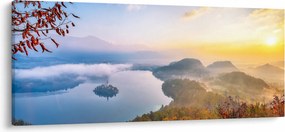 Tablou - Lacul Bled (120x50 cm)