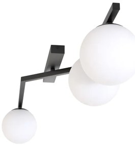 Plafonieră de tavan NATON 3xE14/10W/230V negru/alb