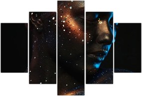 Tablou strălucitor a femeii (150x105 cm)