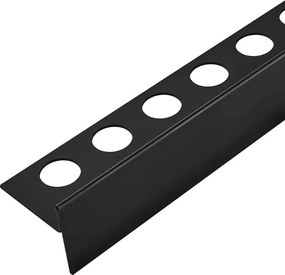 Profil inclinat dreapta pentru podea Balneo Floor Strips 170 cm finisaj negru mat