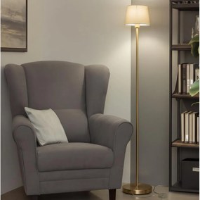 Brilagi - Lampadar LED CERIA 1xE27/20W/230V Ø 20,5 cm gri/auriu