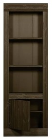 Bibliotecă maro din lemn de pin 78x230 cm Yumi – BePureHome