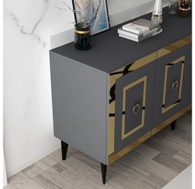 Dulap Pemava 1 (antracit + auriu) . 1093527
