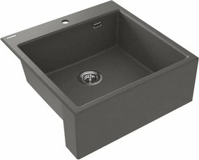 Chiuveta granit Deante Eridan 61x60 cm antracit