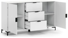 Dulap cu sertare și ușă mică LORA alb