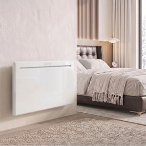 HOMCOM Convector Electric 1500 W, de Perete și Podea, Compatibil Alexa și Google Home, Alb | Aosom Romania