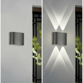 Brilagi - Aplică de perete LED pentru exterior FLAREBOX LED/4W/230V antracit IP65