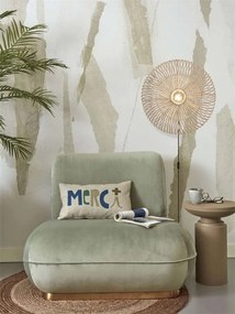 Aplica de perete eco din ratan Zanzibar flat 55cm L, white