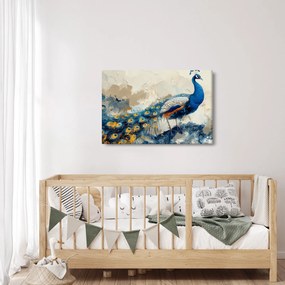 Tablou - Peacock, pictură (90x60 cm)