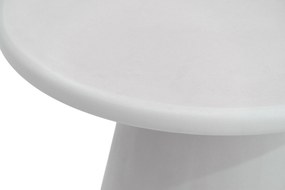Măsuță de cafea rotundă Clav 60 cm - gri deschis