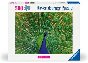 PUZZLE ANIMALE COLORATE PAUN 500 PIESE - RAVENSBURGER (RVSPA01332)