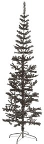 Brad de Craciun artificial subtire, negru, 180 cm 1, Negru, 180 cm