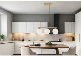 Lustră pe cablu CARRINE 4xE14/40W/230V maro