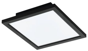 Plafoniera LED inteligenta, design modern Salobrena-z negru 30x30cm