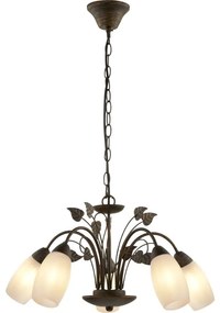 Candelabru rustic metal ruginiu VENEZIA