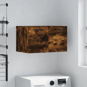 830025 vidaXL Dulap de perete, stejar fumuriu, 60x36,5x35 cm, lemn prelucrat