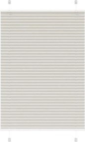 vidaXL Jaluzea plisată gri deschis 85x100cm Lățime țesătură 84,4 cm