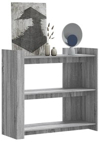 vidaXL Măsuță consolă, gri sonoma, 100x35x90 cm, lemn prelucrat