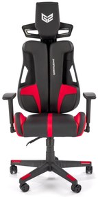 Scaun de birou Nitro negru/rosu H137 cm