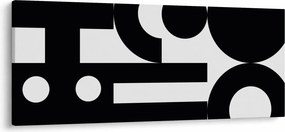 Tablou - Abstracție geometrică N⁰3 (120x50 cm)