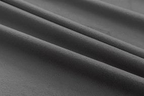 Draperie opaca DREAM VELVET 140x250 cm, gri inchis Agatat: Inele metalice