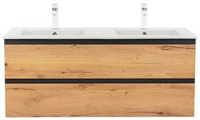 Dulap inferior Vario Forte 120 cu lavoar antracit-stejar