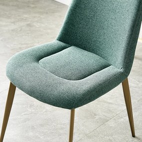 Scaun verde pentru bucătărie, soft, în stil art nouveau - 2 buc. Deprimo jj70zs2144 by Deprimo